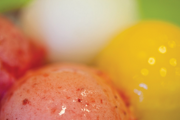NON DAIRY & REAL FRUIT SORBET